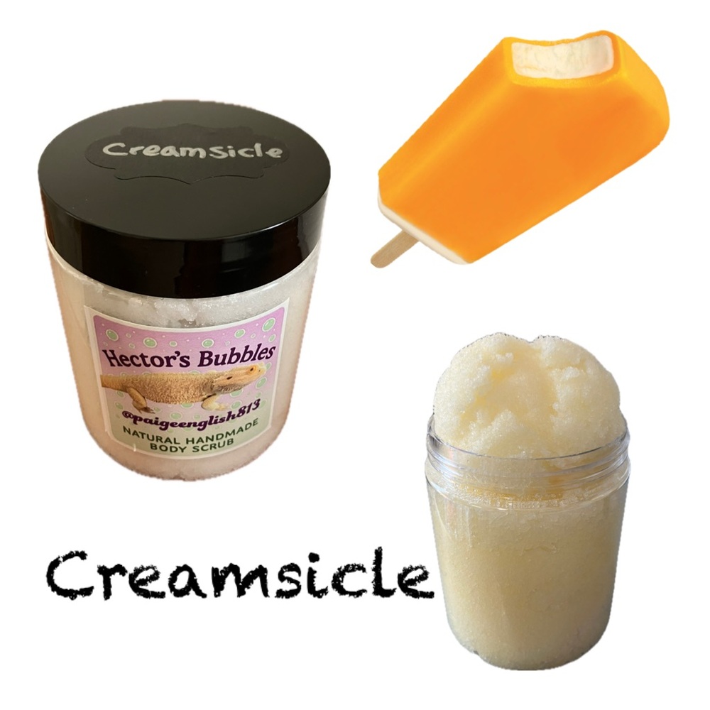 Handmade Sugar Scrub. Creamsicle.